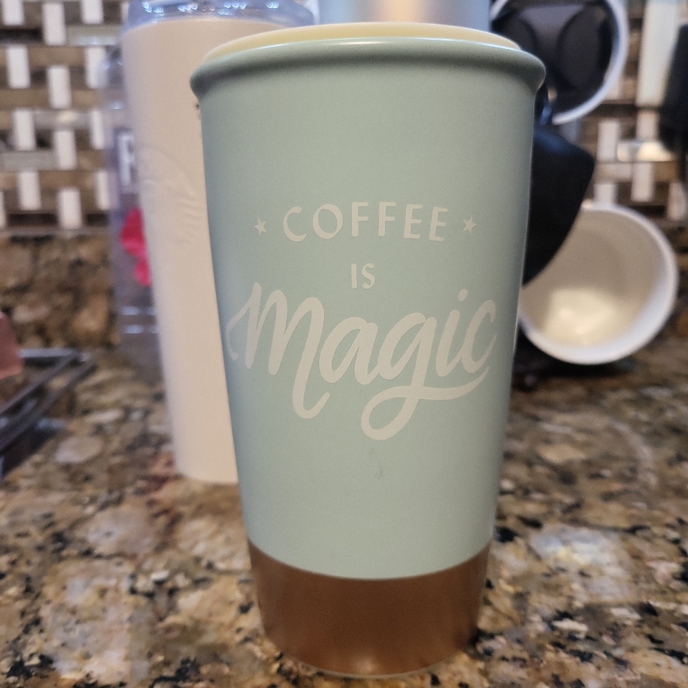 Starbuck's ceramic mug "Coffee is Magic